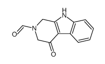 2-formyl-4-oxo-1,2,3,4-tetrahydro-β-carboline结构式