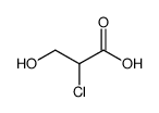 2-chloro-3-hydroxypropionic acid结构式