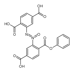 (Z)-1-(5-carboxy-2-(phenoxycarbonyl)phenyl)-2-(2,5-dicarboxyphenyl)diazene oxide结构式