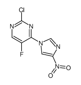2-chloro-5-fluoro-4-(4-nitroimidazol-1-yl)pyrimidine Structure