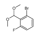 1-bromo-2-(dimethoxymethyl)-3-fluorobenzene Structure