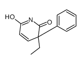 3-Ethyl-3-phenyl-2,6(1H,3H)-pyridinedione Structure