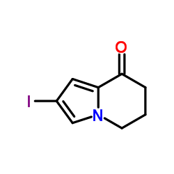 2-Iodo-6,7-dihydro-8(5H)-indolizinone Structure