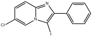 6-chloro-3-iodo-2-phenylimidazo[1,2-a]pyridine Structure