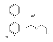 chloro-(3-ethoxypropyl)-diphenylstannane结构式