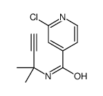 2-chloro-N-(2-methylbut-3-yn-2-yl)pyridine-4-carboxamide结构式