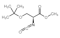(S)-(+)-2-异氰酰基-3-叔丁基丙酸甲酯结构式