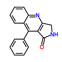 9-Phenyl-2,3-dihydro-1H-pyrrolo[3,4-b]quinolin-1-one结构式