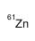 zinc-62 Structure