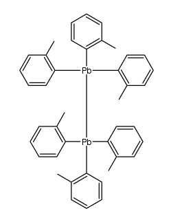 hexa-o-tolyl diplumbane Structure