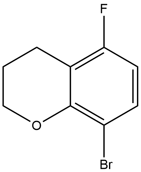 8-Bromo-5-fluoro-3,4-dihydro-2H-1-benzopyran structure