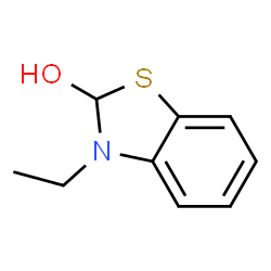 2-Benzothiazolol,3-ethyl-2,3-dihydro-(9CI) Structure