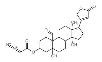 Card-20(22)-enolide,3-[(diazoacetyl)oxy]-5,14-dihydroxy-19-oxo-, (3b,5b)- (9CI) picture