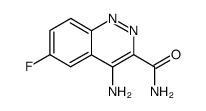 4-amino-6-fluorocinnoline-3-carboxamide Structure