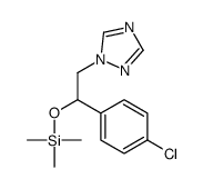 [1-(4-chlorophenyl)-2-(1,2,4-triazol-1-yl)ethoxy]-trimethylsilane结构式