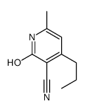 3-吡啶腈-1,2-二氢-6-甲基-2-氧代-4-丙基结构式