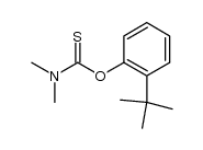 O-(2-(tert-butyl)phenyl) N,N-dimethylcarbamothioate Structure