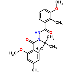 3-Methoxy-N'-(2-methoxy-4-methylbenzoyl)-2-methyl-N'-(2-methyl-2-propanyl)benzohydrazide Structure