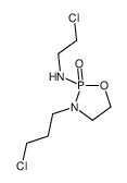 N-(2-chloroethyl)-3-(3-chloropropyl)-2-oxo-1,3,2λ5-oxazaphospholidin-2-amine结构式