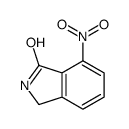 7-硝基-2,3-二氢-异吲哚-1-酮结构式