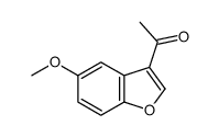 1-(5-Methoxy-1-benzofuran-3-yl)ethanone structure