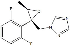 1-(((2S,3R)-2-(2,6-difluorophenyl)-3-methyloxiran-2-yl)methyl)-1H-1,2,4-triazole Structure