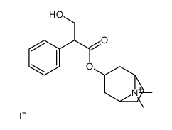 (8,8-dimethyl-8-azoniabicyclo[3.2.1]octan-3-yl) 3-hydroxy-2-phenylpropanoate,iodide结构式