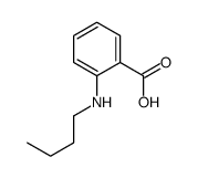 2-(butylamino)benzoic acid结构式