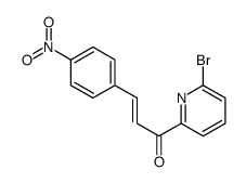 1-(6-bromopyridin-2-yl)-3-(4-nitrophenyl)prop-2-en-1-one结构式