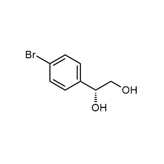 (R)-1-(4-溴苯基)乙烷-1,2-二醇结构式