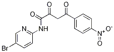 N-(5-bromo-pyridin-2-yl)-4-(4-nitro-phenyl)-2,4-dioxo-butyramide结构式