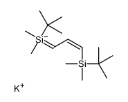 potassium,tert-butyl-[3-[tert-butyl(dimethyl)silyl]prop-1-enyl]-dimethylsilane结构式