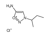 3-butan-2-yloxadiazol-3-ium-5-amine,chloride Structure