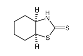 cis-3a,4,5,6,7,7a-hexahydrobenzothiazolidine-2-thione结构式