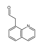 2-(喹啉-8-基)乙醛结构式