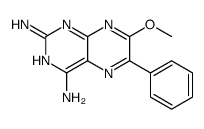 7-methoxy-6-phenylpteridine-2,4-diamine Structure