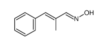 α-methylcinnamaldoxime Structure