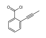 Benzoyl chloride, 2-(1-propynyl)- (9CI) Structure