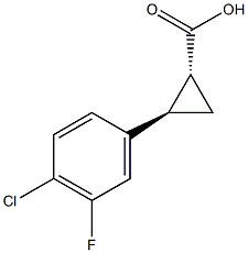 2-(4-chloro-3-fluorophenyl)cyclopropane-1-carboxylic acid picture