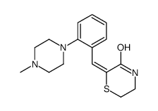 2-[[2-(4-methylpiperazin-1-yl)phenyl]methylidene]thiomorpholin-3-one Structure