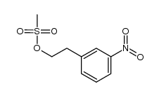2-(3-nitrophenyl)ethyl methanesulfonate结构式