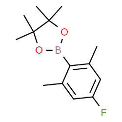 2,6-Dimethyl-4-fluorophenylboronic acid pinacol ester Structure