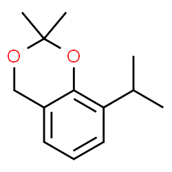 4H-1,3-Benzodioxin,2,2-dimethyl-8-(1-methylethyl)-(9CI)结构式