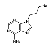 9-(3-bromo-propyl)-9H-purin-6-ylamine Structure