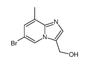 6-bromo-3-hydroxymethyl-8-methylimidazo[1,2-a]pyridine Structure