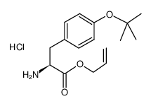 邻叔丁基-L-酪氨酸烯丙基酯盐酸盐结构式