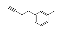 1-(but-3-ynyl)-3-methylbenzene结构式