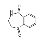1-oxo-1,2,3,4-tetrahydro-1λ4-benzo[f][1,4]thiazepin-5-one结构式