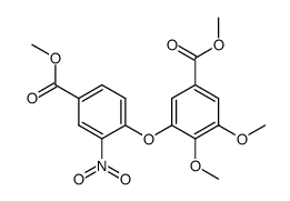 2,3-Dimethoxy-2'-nitrodiphenylether-4',5-dicarbonsaeuredimethylester Structure