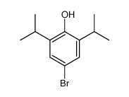4-Bromo-2,6-diisopropylphenol Structure
